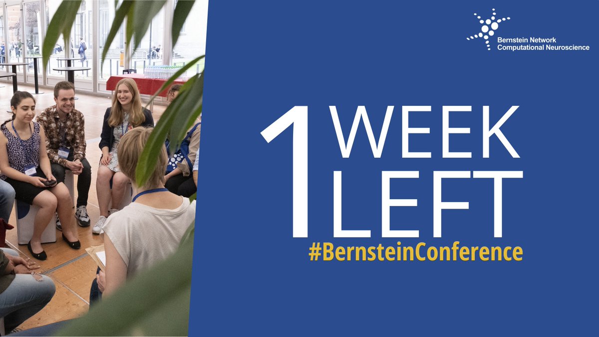 BernsteinNeuro's tweet image. ⌛ Are you coming to the #BernsteinConference2025? Do you want to apply for a travel grant or submit a poster abstract? You have 1 week left!
🗓️ Deadline: July 15
All info and submission 👉 bernstein-network.de/bernstein-conf…