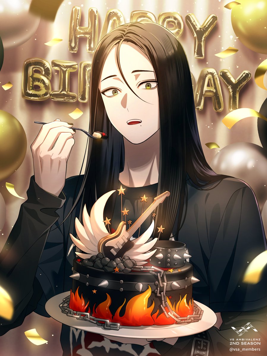 vsa_members's tweet image. 誕生日です。お祝い、ありがとうございます。
ケーキ食べようとしたら、写真！ってみけらくんに怒られました。
兄ちゃんが勝手に応募したオーディション。
最近、すごく楽しくなってきています
こんなオレだけど、よろしくお願いします🤘
#vsa2_kyouya