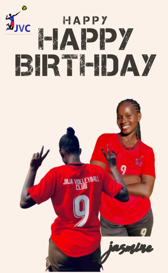 JINJA VOLLEYBALL CLUB (@jinja_vc) on Twitter photo Happy birthday to our fearless captain <a href="/nabiryejasmine/">Nabiryejasmine</a>! ๐๐ Today marks a special day to celebrate the incredible woman who leads our ladies team with passion, dedication, and heart.
#OHTEAMJVC
#ABIRRI_MAFUFU Happy birthday to our fearless captain <a href="/nabiryejasmine/">Nabiryejasmine</a>! ๐๐ Today marks a special day to celebrate the incredible woman who leads our ladies team with passion, dedication, and heart.
#OHTEAMJVC
#ABIRRI_MAFUFU