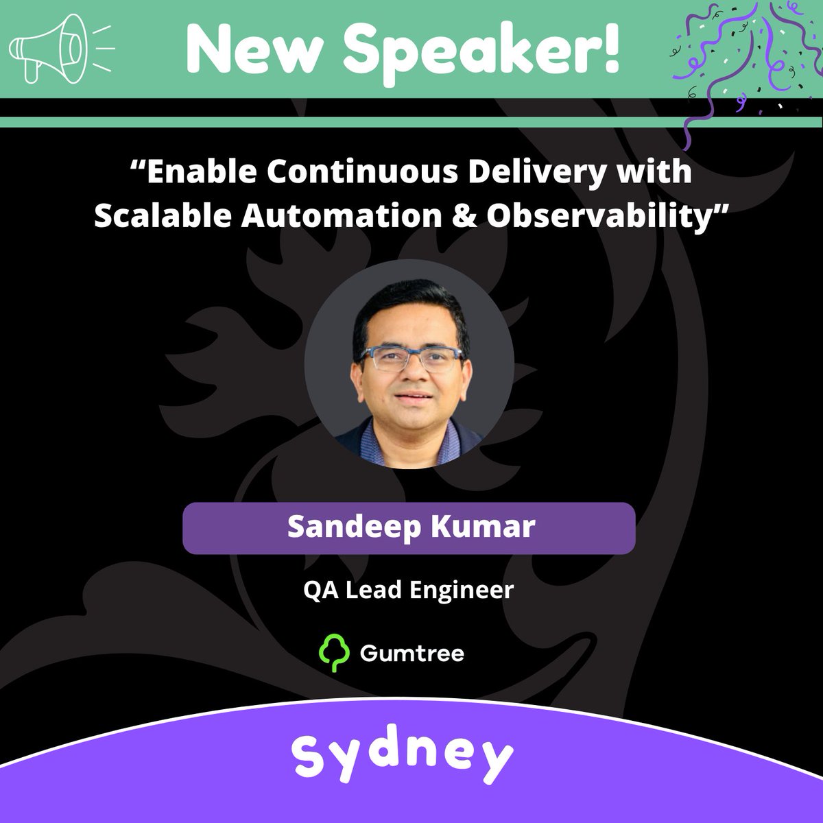 We’re excited to announce Sandeep Kumar as a speaker at Testing Talks Conference Sydney on Thursday, 31st July 2025!

Check out the full agenda and grab your tickets at: testingtalks.com.au

#TestingTalksConference