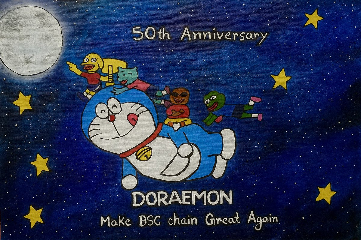 FloorStar0's tweet photo. The BSC savior is here. 
Doraemon going to save all the meme 

🔥🔥
Doraemon BNB isn’t just hype, it’s purpose in motion.

@Doraemon_bnb @cz_binance @BNBCHAIN @bull_bnb 
#DoraemonBnB #memecoin #Meme #MemeContest 

https://t.co/u5Nas4Tfsh https://t.co/E9Aew50hb1