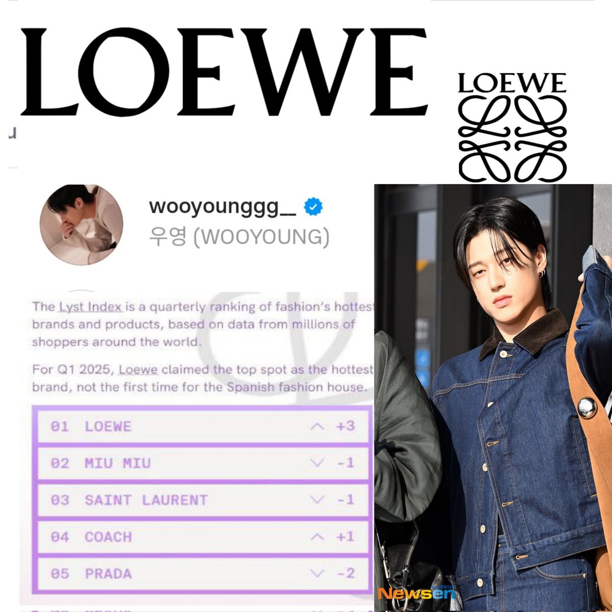 Maha🖤 (@iconicwooyoung) on Twitter photo The Head of Celebrity Relations & Influence at @ LOEWE followed Jung Wooyoung on Instagram!
Loewe is officially The Hottest Brand In The World Right Now! <a href="/ATEEZofficial/">ATEEZ(에이티즈)</a>
#WOOYOUNG #우영 #ATEEZ #에이티즈 The Head of Celebrity Relations & Influence at @ LOEWE followed Jung Wooyoung on Instagram!
Loewe is officially The Hottest Brand In The World Right Now! <a href="/ATEEZofficial/">ATEEZ(에이티즈)</a>
#WOOYOUNG #우영 #ATEEZ #에이티즈