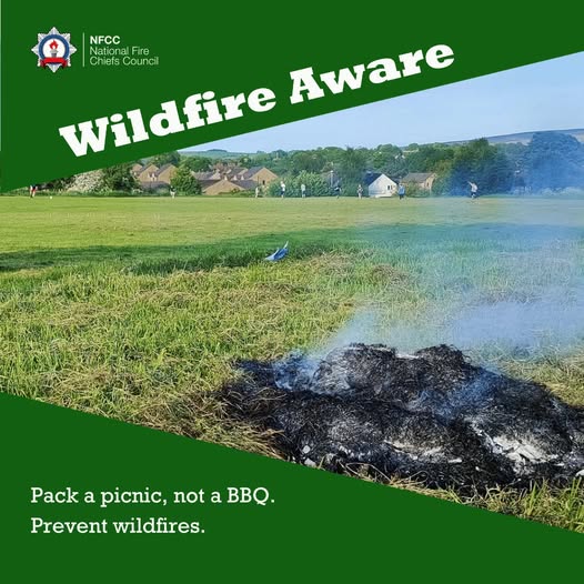 Prevent wildfires. Pack a picnic, not a BBQ and help protect our green spaces. See more advice to prevent wildfires: nfcc.org.uk/our-services/c…