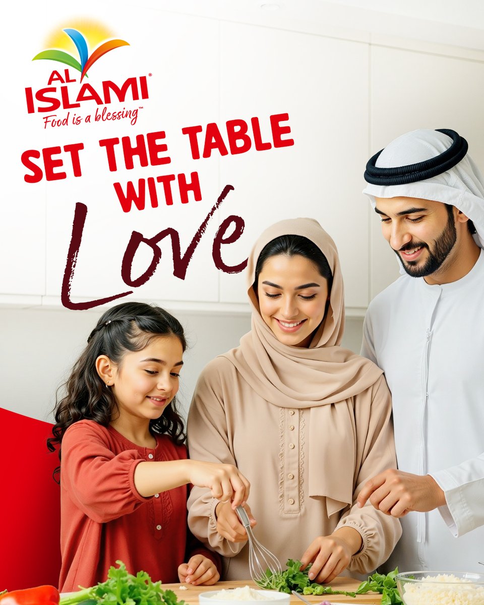 Alislami_foods's tweet image. Good meals bring hearts together, no matter what's on the table

#AlIslamiFoods #MealsThatUnite #TogetherAtTheTable #TasteOfTogetherness #MadeWithAlIslami #UnityThroughFood