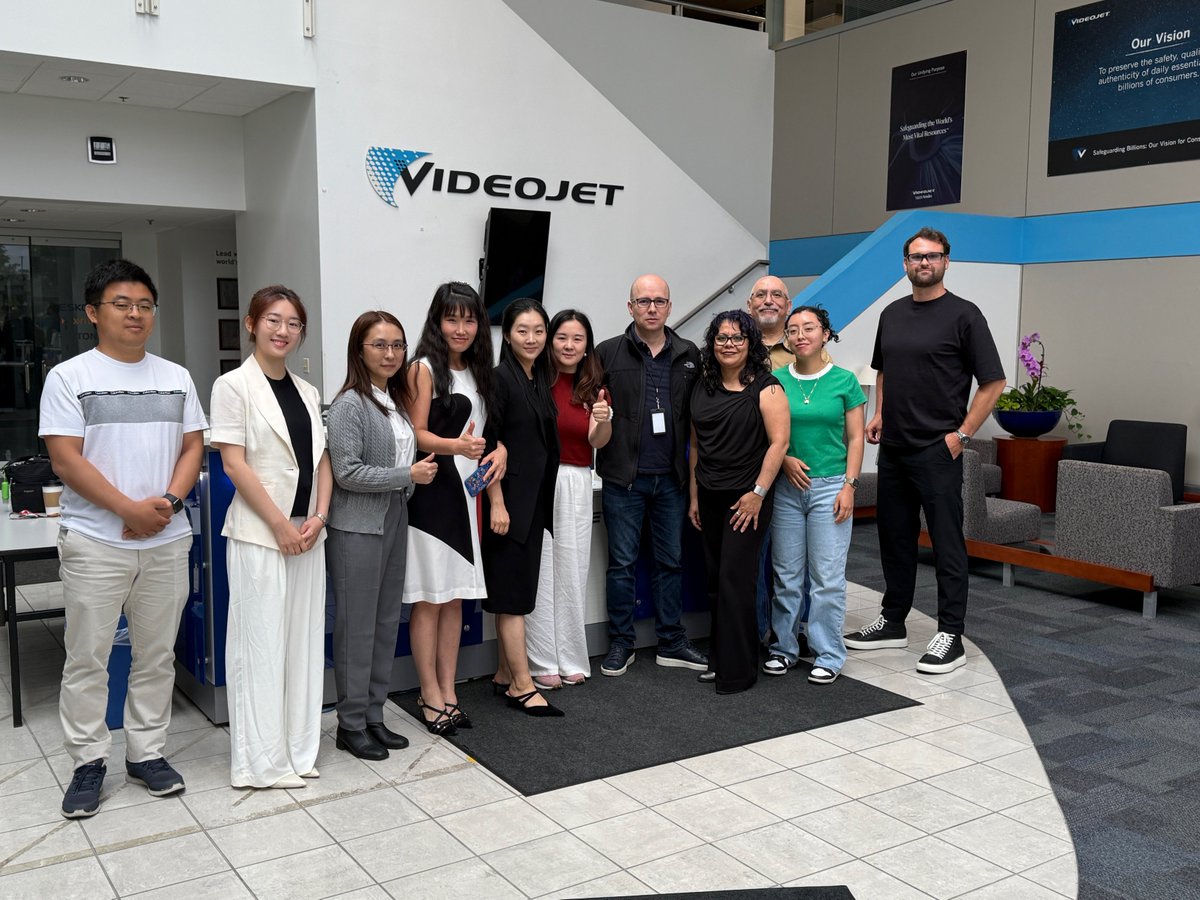 CTTMachine's tweet photo. A big thank you to our customer, Videojet, for their hospitality during our recent visit to their U.S. facility! 

We're proud to be a trusted partner for them, and other industry leaders like KGK and LINX, producing high-quality sheet metal enclosures for their coding machines. https://t.co/sMiUufHl0n
