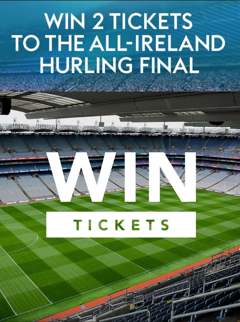 Win 2 All Ireland. Hurling Final Stand Tickets. 

Would you like to be sitting in the Hogan Stand on Sunday week?

You can enter by clicking the link &amp; scrolling to the bottom of the fundraising page for the draw. 

member.clubspot.app/club/tipperary…