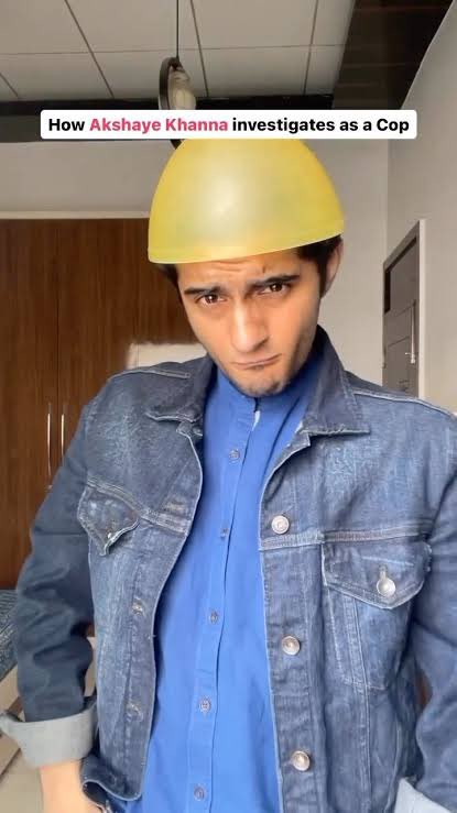 Seeing so many Akshaye Khanna posts recently claiming Gravitas, Chameleon, Aura. Meanwhile, anytime I see him these days, I can only picture that guy on Insta with the katora on his head