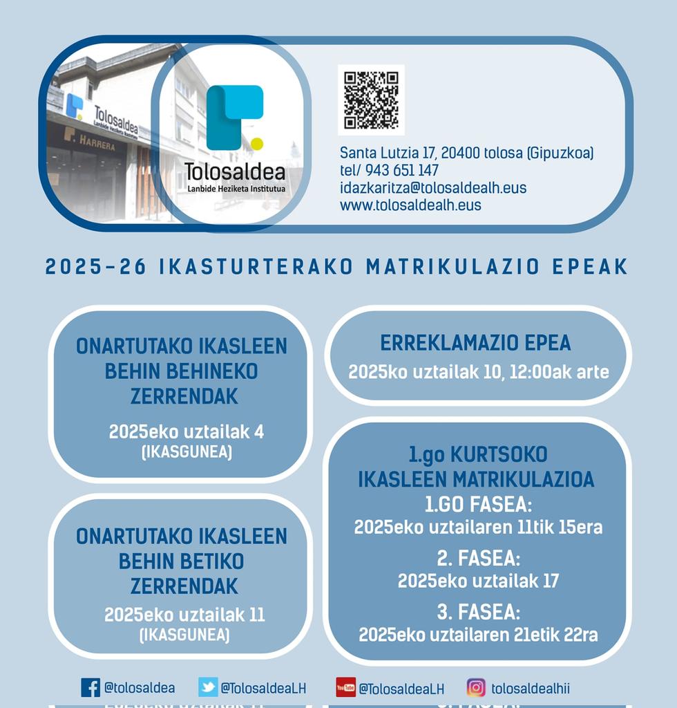 Tolosaldea LH tweet media
