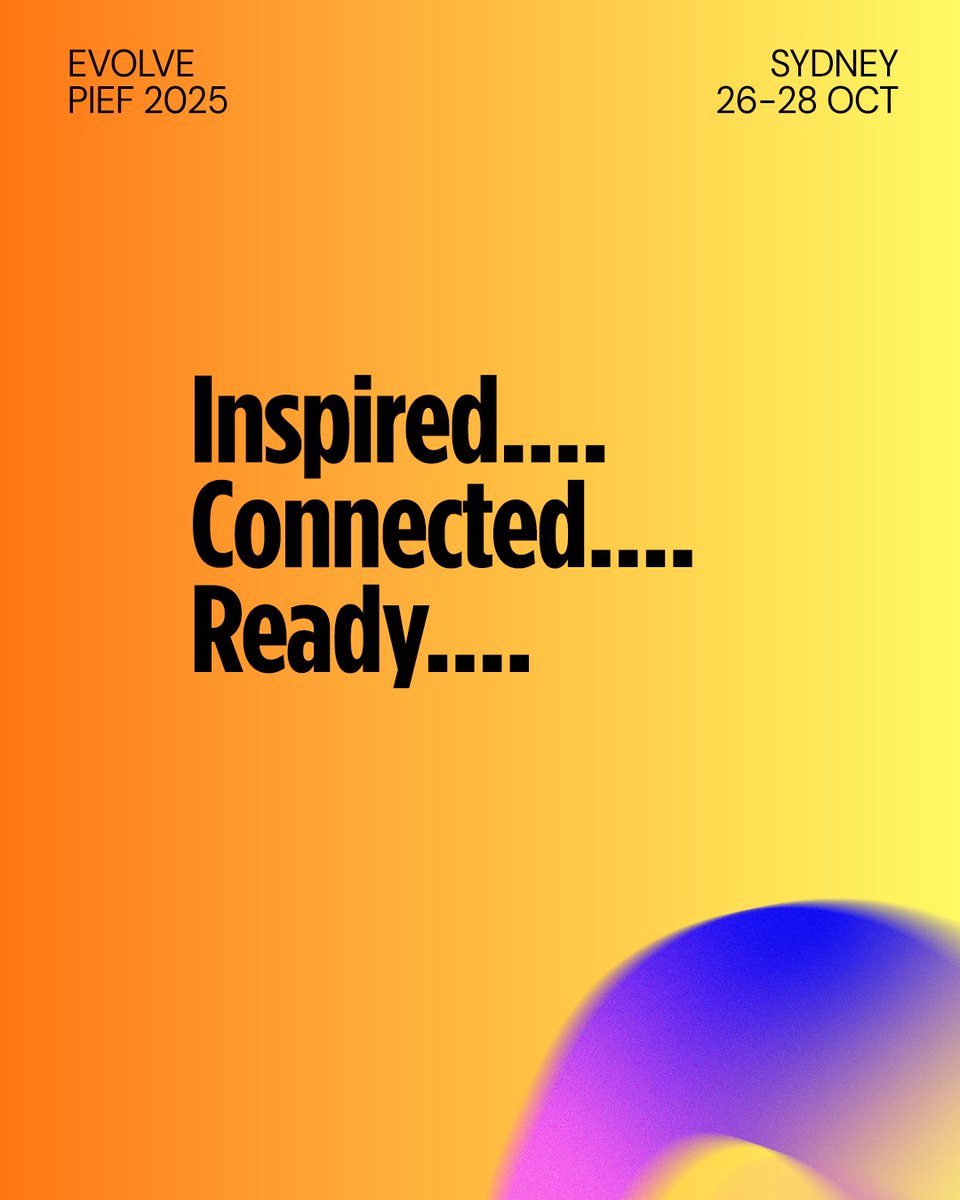 PIEFConference's tweet photo. Hey. It’s you… from the future.

Quick heads-up:
That conference you’re on the fence about in October?
Go.
Seriously — you’ll thank yourself.

So here’s your moment.
Your signal from the future.

👉 Don’t miss the experience that shifts everything.
PIEF 2025. The Future is Now. https://t.co/PLM9G2dP9l