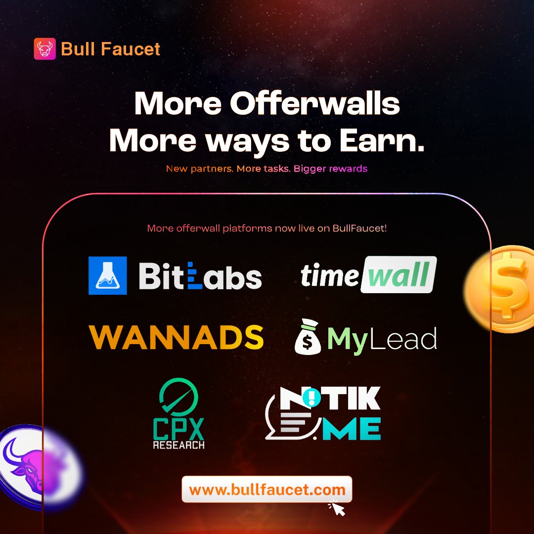 Explore our offerwall for a chance to earn big.