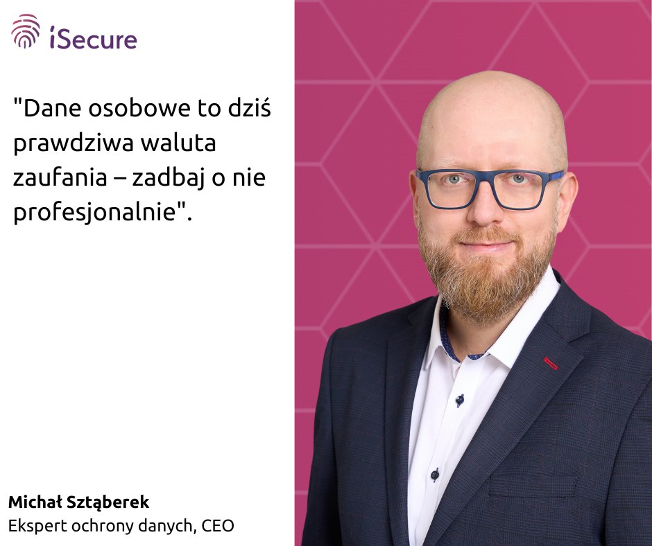 iSecurePL's tweet image. W dobie rosnącej liczby incydentów naruszenia danych i coraz bardziej świadomych konsumentów, posiadanie specjalisty ds. ODO to już nie tylko gwarancja wdrożenia wymogów wynikających z RODO — to także, a może przede wszystkim przewaga konkurencyjna. Link: isecure.pl/blog/dlaczego-…