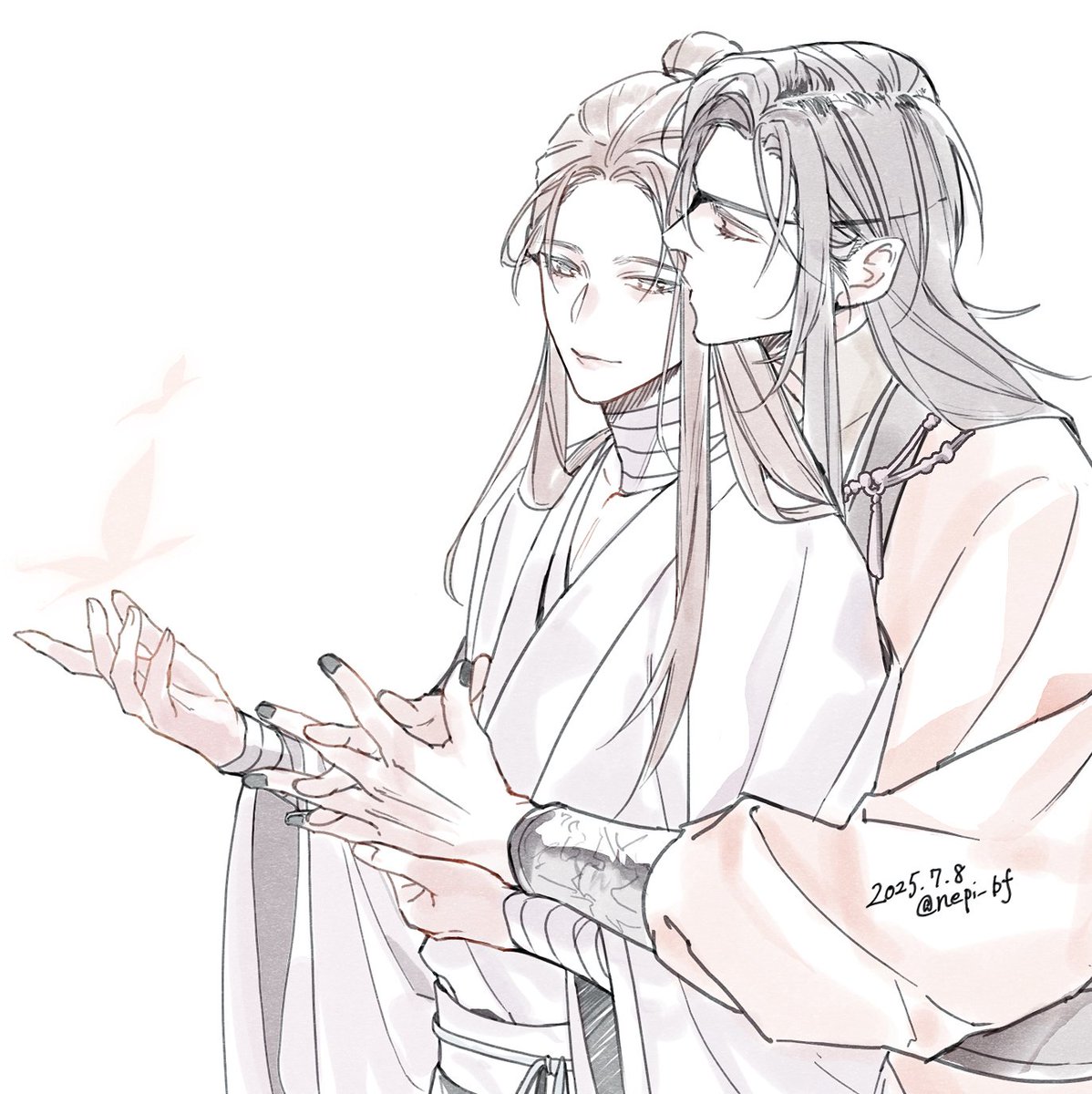 後ろからぎゅっ