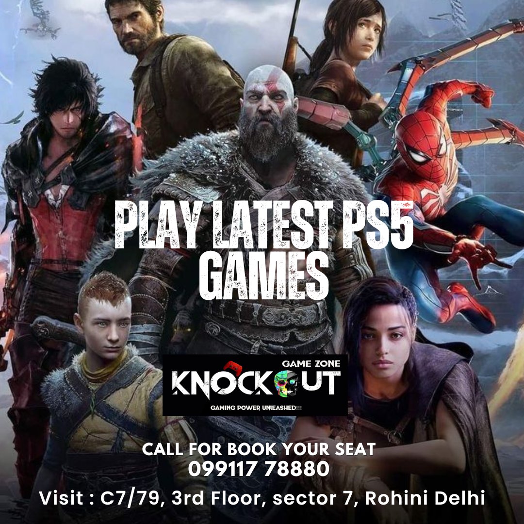 KnockoutGa45407's tweet photo. GameZone Knockout – Play Latest PS5 games!
Call: 09911778880
Address: C7/79, 3rd Floor, Sector 7, Rohini, Delhi
#MotoGP23 #PS5Games #GameZoneKnockout #RideLikeAPro #GamingLife #NextGenGaming https://t.co/oT2BrkcbfC