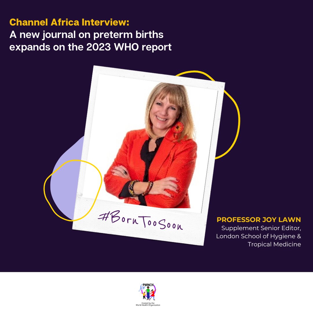 PMNCH (@pmnch) on Twitter photo 🎙️ “Every newborn everywhere, even the most vulnerable, should have a right to have basic care to survive and also to thrive.”
In a recent interview with <a href="/channelafrica1/">Channel Africa</a>, <a href="/joylawn/">Prof Joy Lawn</a> shares powerful insights from the #BornTooSoon Supplement — a key milestone in the global effort to 🎙️ “Every newborn everywhere, even the most vulnerable, should have a right to have basic care to survive and also to thrive.”
In a recent interview with <a href="/channelafrica1/">Channel Africa</a>, <a href="/joylawn/">Prof Joy Lawn</a> shares powerful insights from the #BornTooSoon Supplement — a key milestone in the global effort to