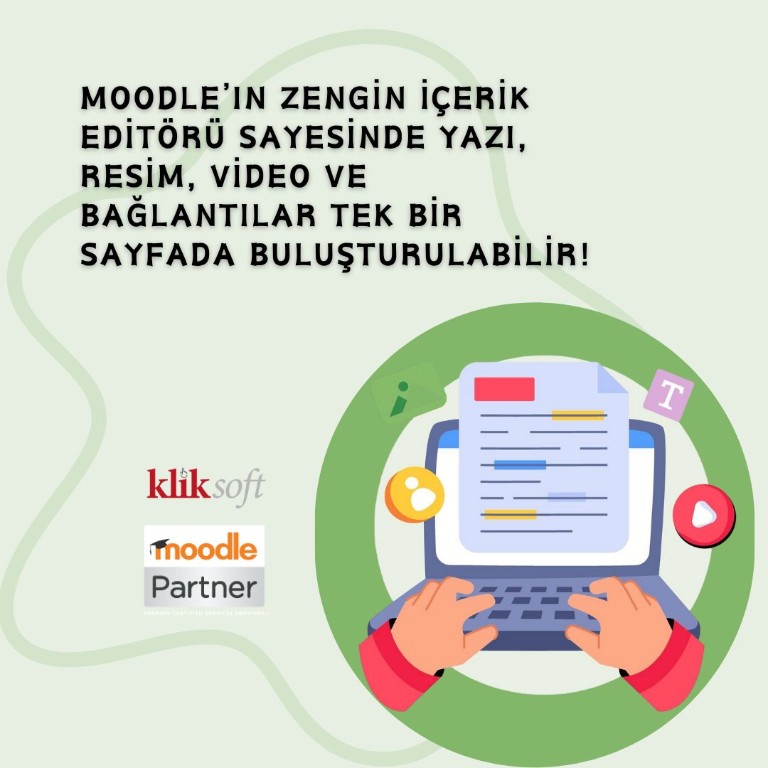 💡 Eğitim içeriklerinizi tek bir yerde toplayın!

Daha fazlası için bize ulaşın:
📞 +90 216 518 46 67
🌐 kliksoft.com.tr