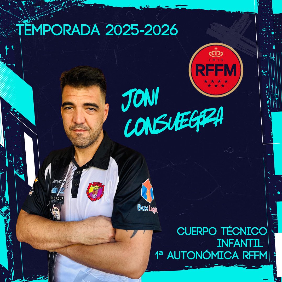 Joni Consuegra, Entrenador del equipo Infantil Autonómica de la EFS Ciudad de Torrejón.