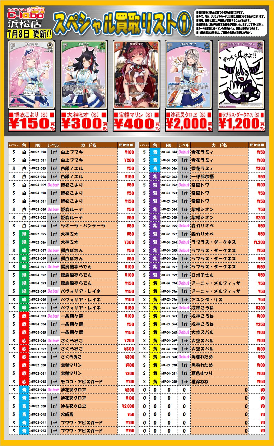 カードラボ浜松店 ポケカ❗️遊戯王❗️ホロカ❗️全力買取中