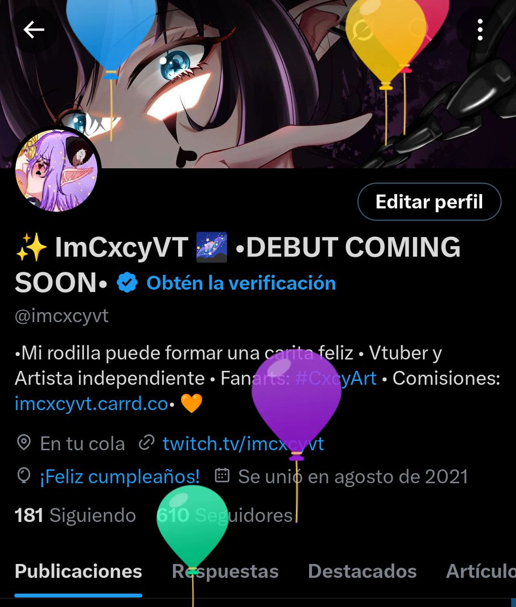 ¡Globitos! 🎈✨🫶🏻

¡Muchísimas graciassss por sus felicitaciones! 💜
Este ha sido un año demasiado hermoso y sin duda mi favorito, muchísimas graciassss a todos los que me han escrito a las meras 12, los amo muchísimo 🥺