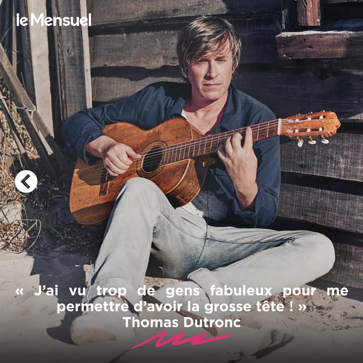 L'interview du Mensuel ! 🤩
🎤 Thomas Dutronc en interview pour son album et sa tournée « Il n’est jamais trop tard » !

Pour lire l'interview en intégralité, rendez-vous sur notre site internet 👉 le-mensuel.com/thomas-dutronc…

#mensuel #mensueladdict #actu #interview #thomasdutronc