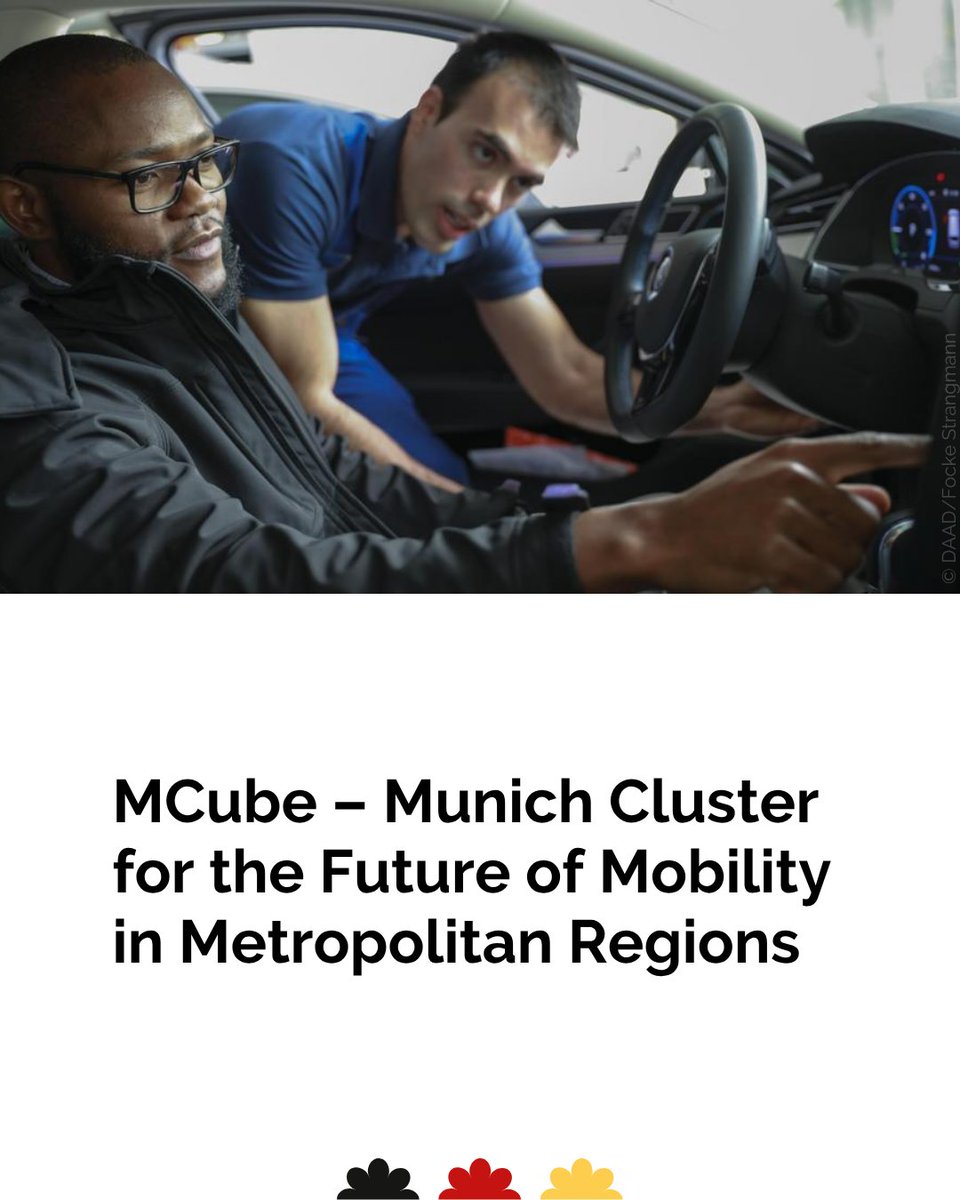 ResearchGermany's tweet image. 🌐The Munich Cluster for the Future of Mobility in Metropolitan Regions is one of Germany’s key players when it comes to mobility research and its transfer into practice. 🚗🏙️ Learn more about MCube's pilot projects and browse their open (PhD) positions 👉 sohub.io/khth