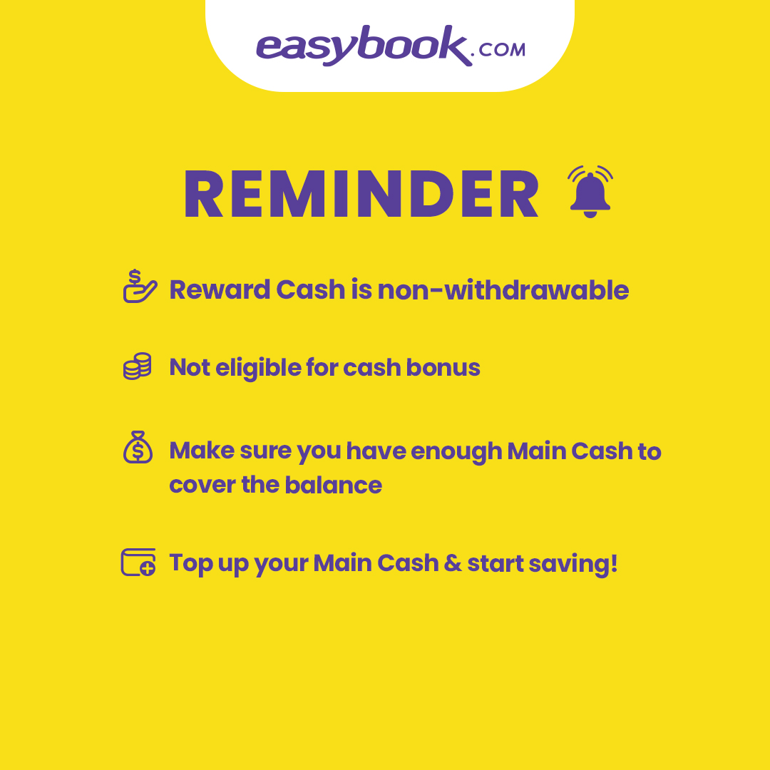 Easybook (@easybook_com) on Twitter photo ๐ฐ ๐๐จ๐ญ ๐๐๐ฐ๐๐ซ๐ ๐๐๐ฌ๐ก ๐ข๐ง ๐ฒ๐จ๐ฎ๐ซ ๐๐๐ฌ๐ฒ๐๐จ๐จ๐ค ๐๐๐ฅ๐ฅ๐๐ญ?
Turn it into real savings for your next trip! ๐โด
โ
Use up to 5% of your bus, ferry & car rental fare
โ
Use up to 3% for train tickets
โ
Select Easybook Wallet during checkout!
๐ณStart saving now! ๐ฐ ๐๐จ๐ญ ๐๐๐ฐ๐๐ซ๐ ๐๐๐ฌ๐ก ๐ข๐ง ๐ฒ๐จ๐ฎ๐ซ ๐๐๐ฌ๐ฒ๐๐จ๐จ๐ค ๐๐๐ฅ๐ฅ๐๐ญ?
Turn it into real savings for your next trip! ๐โด
โ
Use up to 5% of your bus, ferry & car rental fare
โ
Use up to 3% for train tickets
โ
Select Easybook Wallet during checkout!
๐ณStart saving now!
