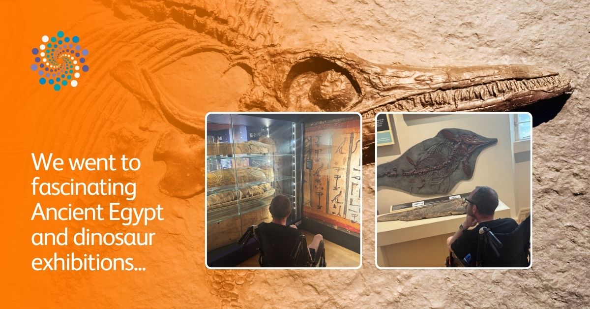 Some of our guys had a great day out at Leicester Museum &amp; Art Gallery where they visited the Ancient Egypt and dinosaur exhibitions