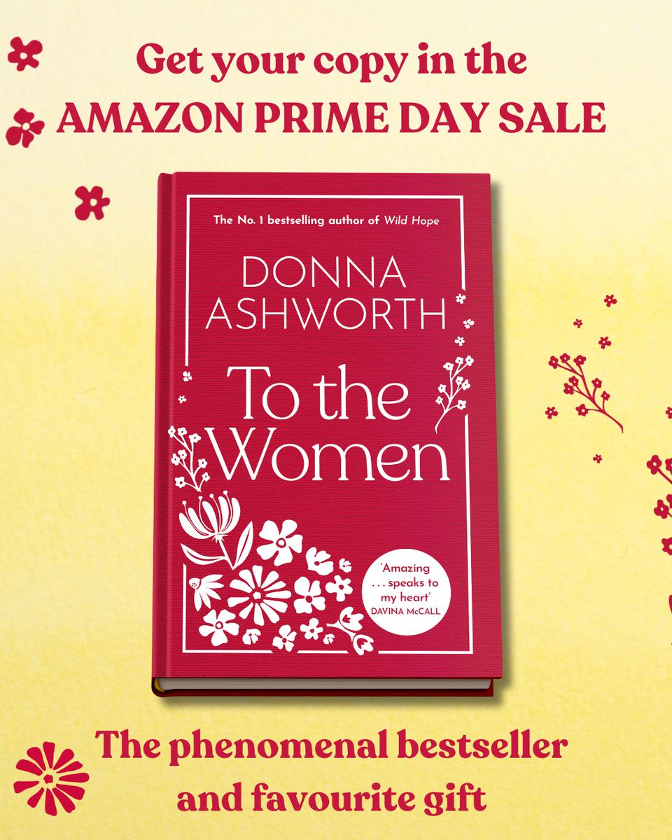 BlinkPublishing's tweet image. Get your copy of the No.1 Sunday Times bestselling To the Women in Amazon&apos;s Prime Day sale! This beautiful collection is the perfect gift for the special women in your life - or for yourself. 

loom.ly/5iMcz6M

#Donnaashworth #tothewomen #bookstagram