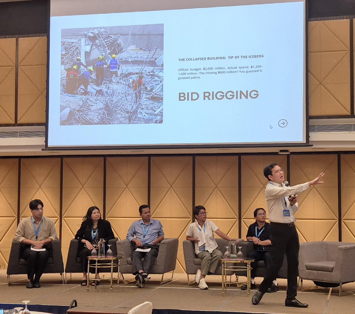 John Hyde (@johnhydeperth) on Twitter photo Southeast Asian journalists share good practices in Spotting Red Flags in Procurement and how they use multiple, verified sources & documents to create a rock-solid story, with #JournalistsAgainstCorruption
<a href="/UNODC_SEAP/">UNODC Southeast Asia-Pacific</a>
<a href="/PCIJdotOrg/">PCIJ</a>
<a href="/SwedeninAP/">Sweden in Asia Pacific</a>
<a href="/1artie1/">Artie</a>
<a href="/C4Center/">C4 Center</a>
<a href="/UNODC_AC/">UNODC Anti-Corruption and Economic Crime</a> Southeast Asian journalists share good practices in Spotting Red Flags in Procurement and how they use multiple, verified sources & documents to create a rock-solid story, with #JournalistsAgainstCorruption
<a href="/UNODC_SEAP/">UNODC Southeast Asia-Pacific</a>
<a href="/PCIJdotOrg/">PCIJ</a>
<a href="/SwedeninAP/">Sweden in Asia Pacific</a>
<a href="/1artie1/">Artie</a>
<a href="/C4Center/">C4 Center</a>
<a href="/UNODC_AC/">UNODC Anti-Corruption and Economic Crime</a>