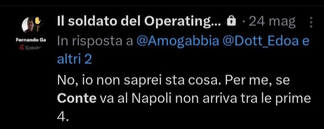 <a href="/LeoACM1899/">LeoMilan</a> <a href="/matthewcageish/">Matthew Cageish</a> <a href="/987654321KJHUY/">IL KERKEZIANO</a> Come si fa solo a pensare alla seconda 🌟 con Paulo Fonseca allenatore. Si vede che fa coppia fissa con il soldato di frullati ex soldato di tanti altri caduti in guerra