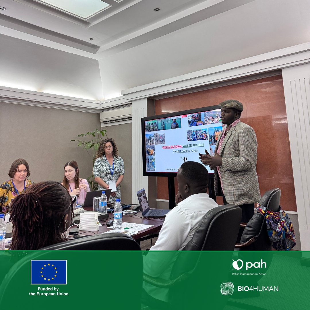 bio_4_human's tweet image. 🚀 Last month, @PAH_org represented Bio4HUMAN at AidEx Nairobi, connecting with 500+ humanitarian and development actors. We discussed resilient, locally-led solutions and joined WORM’s session on protecting waste pickers and advancing circular economy models in Kenya.