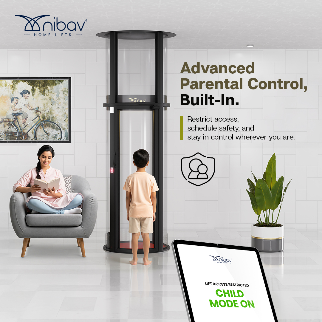 NibavElevators's tweet image. Safety starts with smarter choices.
Nibav’s built-in parental control gives you complete command over your home elevator through the app.

#nibavlifts #safeelevators #modernhomes #childsafety #parentalcontrols #accessibleliving #homelifts #safety #modernhomeideas #homeliftsindia
