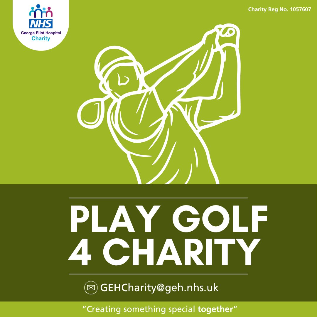 ⛳️ Love Golf? Swing into Action for George Eliot Hospital Charity! 💙

Why not turn your next round of golf into something even more meaningful? Host a Charity Golf Day in support of George Eliot Hospital Charity and help raise vital funds for patients, staff, and our local