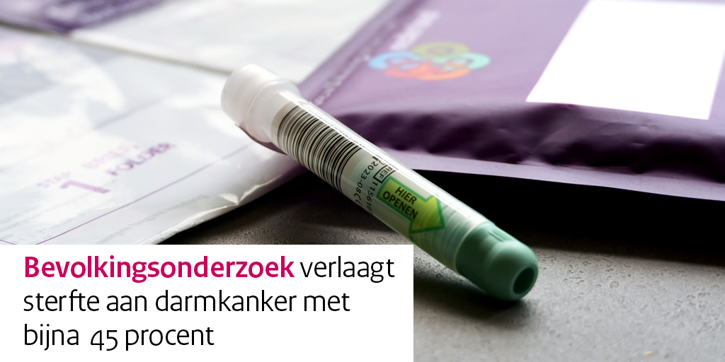 RIVM (@rivm) on Twitter photo Uit onderzoek van <a href="/ErasmusMC/">Erasmus MC</a> blijkt dat deelnemers aan het bevolkingsonderzoek darmkanker bijna 45% minder kans hebben om te overlijden aan de ziekte. 📉
➡️ rivm.nl/nieuws/bevolki…
#Bevolkingsonderzoek #Darmkanker Uit onderzoek van <a href="/ErasmusMC/">Erasmus MC</a> blijkt dat deelnemers aan het bevolkingsonderzoek darmkanker bijna 45% minder kans hebben om te overlijden aan de ziekte. 📉
➡️ rivm.nl/nieuws/bevolki…
#Bevolkingsonderzoek #Darmkanker