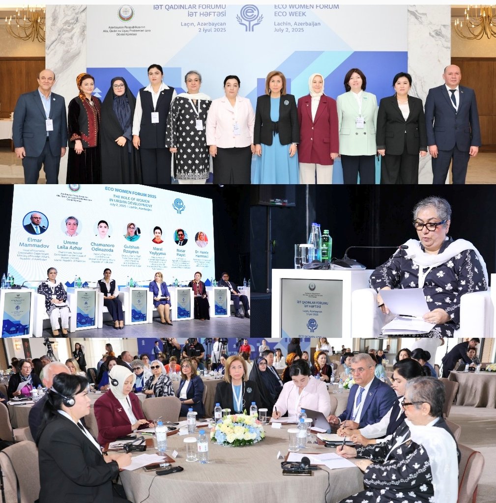 National Commission on the Status of Women (@ncswpk) on Twitter photo Empowering women is the key to unlocking a sustainable future! Chairperson NCSW, Ms. Ume Laila Azhar, <a href="/lailazhar07/">Laila Azhar</a> led a delegation from Pakistan to #ECOWomensForum2025, where leaders & experts discussed womens leadership, green skills, #digitalinclusion & #Economicopportunities. Empowering women is the key to unlocking a sustainable future! Chairperson NCSW, Ms. Ume Laila Azhar, <a href="/lailazhar07/">Laila Azhar</a> led a delegation from Pakistan to #ECOWomensForum2025, where leaders & experts discussed womens leadership, green skills, #digitalinclusion & #Economicopportunities.