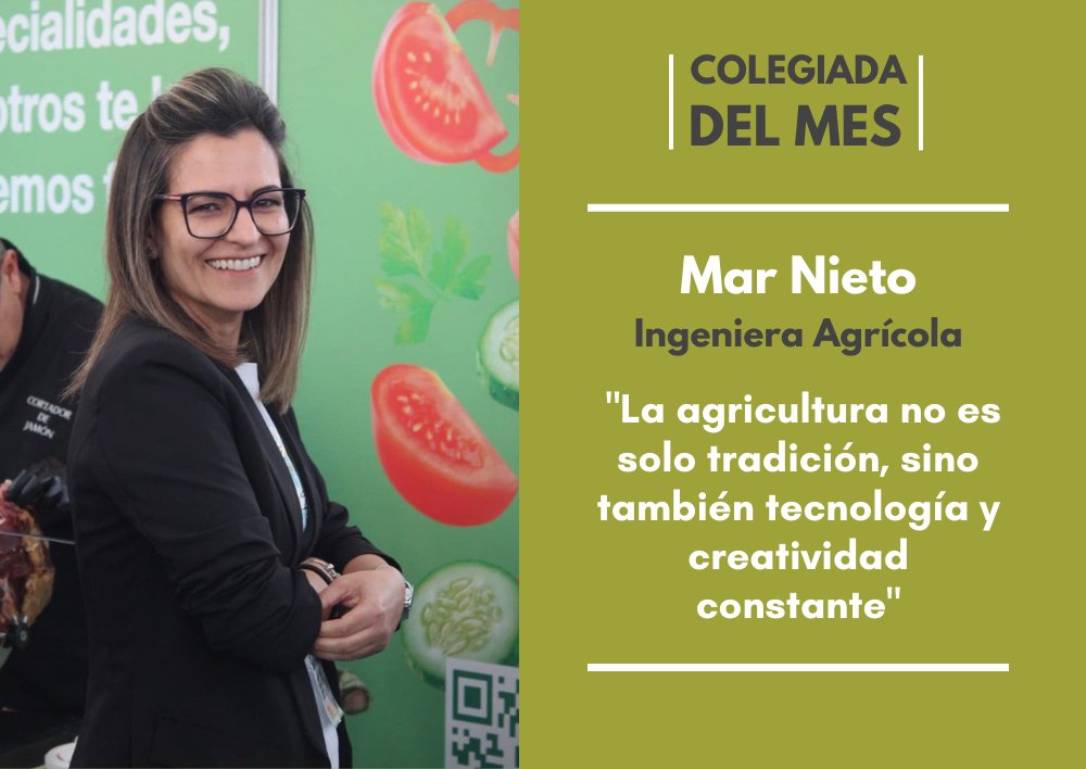 📍De Almería a Badajoz.
Si aún no has leído la entrevista a Mar Nieto, nuestra Colegiada del Mes, no te la pierdas.
👉 agricolas.org/colegiado-mes/…

💬 Mañana conocerás a Antonio Egea: 100 años de vida, 75 de actividad profesional y una historia ganadera que emociona.