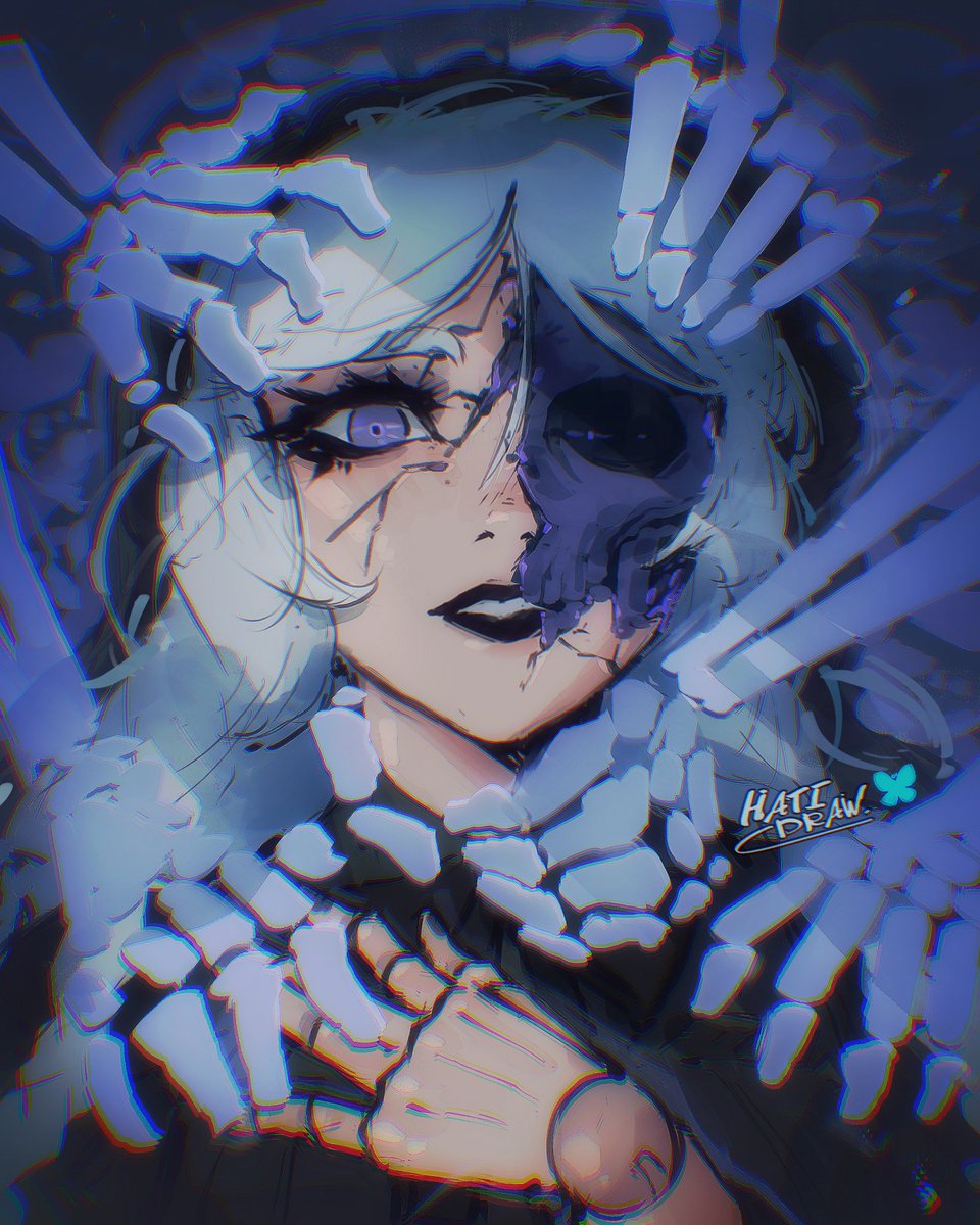 HatiDraw's tweet image. The Revenant darkness 🖤 #NIGHTREIGN 

#ELDENRING