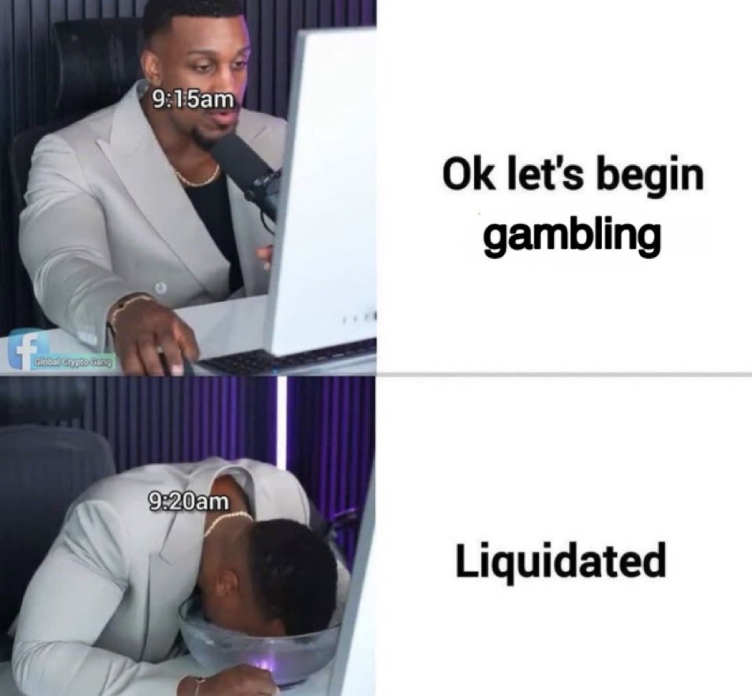 Gm frens.

Looking to gamble for 20 hours straight today.

What are you bidding?