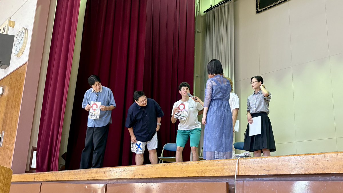 今日は群馬県立板倉高等学校へ #三拍子 さん、 #おばたのお兄さん さん 今日は群馬県立板倉高等学校へ #三拍子 さん、 #おばたのお兄さん さん