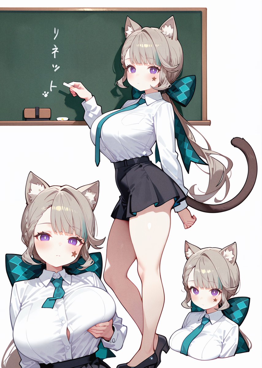 学校の先生概念のリネット💚