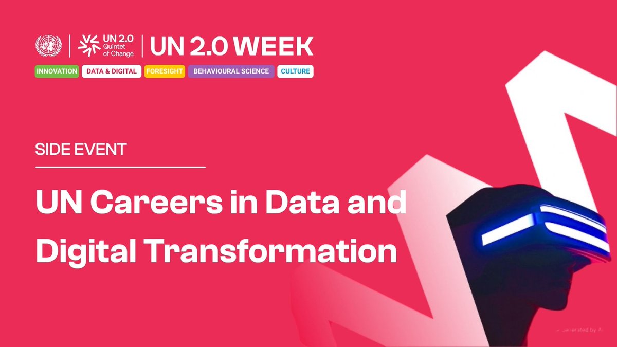 FAO e-Agriculture (@faoeagriculture) on Twitter photo Missed the #UN2Point0Week event on UN Careers In Data & Digital?
Experts from <a href="/FAO/">Food and Agriculture Organization</a>, <a href="/UNEP/">UN Environment Programme</a>, <a href="/WFP/">World Food Programme</a> , <a href="/UNVolunteers/">UN Volunteers</a> & <a href="/UN/">United Nations</a> shared how digital careers drive real-world impact by connecting data, science & policy.
🎥 Watch here ➡️ youtube.com/watch?v=TMv9x-…
#AgInnovation <a href="/UN_Innovation/">UN Innovation Network</a> Missed the #UN2Point0Week event on UN Careers In Data & Digital?
Experts from <a href="/FAO/">Food and Agriculture Organization</a>, <a href="/UNEP/">UN Environment Programme</a>, <a href="/WFP/">World Food Programme</a> , <a href="/UNVolunteers/">UN Volunteers</a> & <a href="/UN/">United Nations</a> shared how digital careers drive real-world impact by connecting data, science & policy.
🎥 Watch here ➡️ youtube.com/watch?v=TMv9x-…
#AgInnovation <a href="/UN_Innovation/">UN Innovation Network</a>