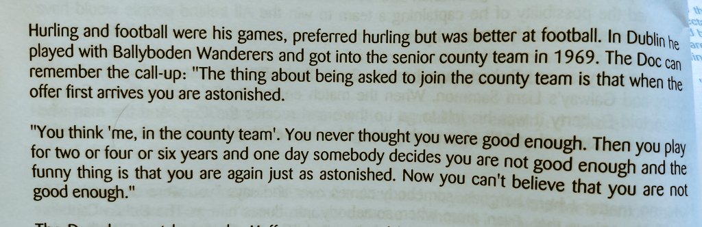 Eric Haughan (@eric_haughan) on Twitter photo Always loved this quote from Seán Doherty in <a href="/DavidWalshST/">David Walsh</a>'s famous 1989 'Return to the Hill' article for Magill magazine.
RIP Doc
Up The Dubs! 💙 Always loved this quote from Seán Doherty in <a href="/DavidWalshST/">David Walsh</a>'s famous 1989 'Return to the Hill' article for Magill magazine.
RIP Doc
Up The Dubs! 💙
