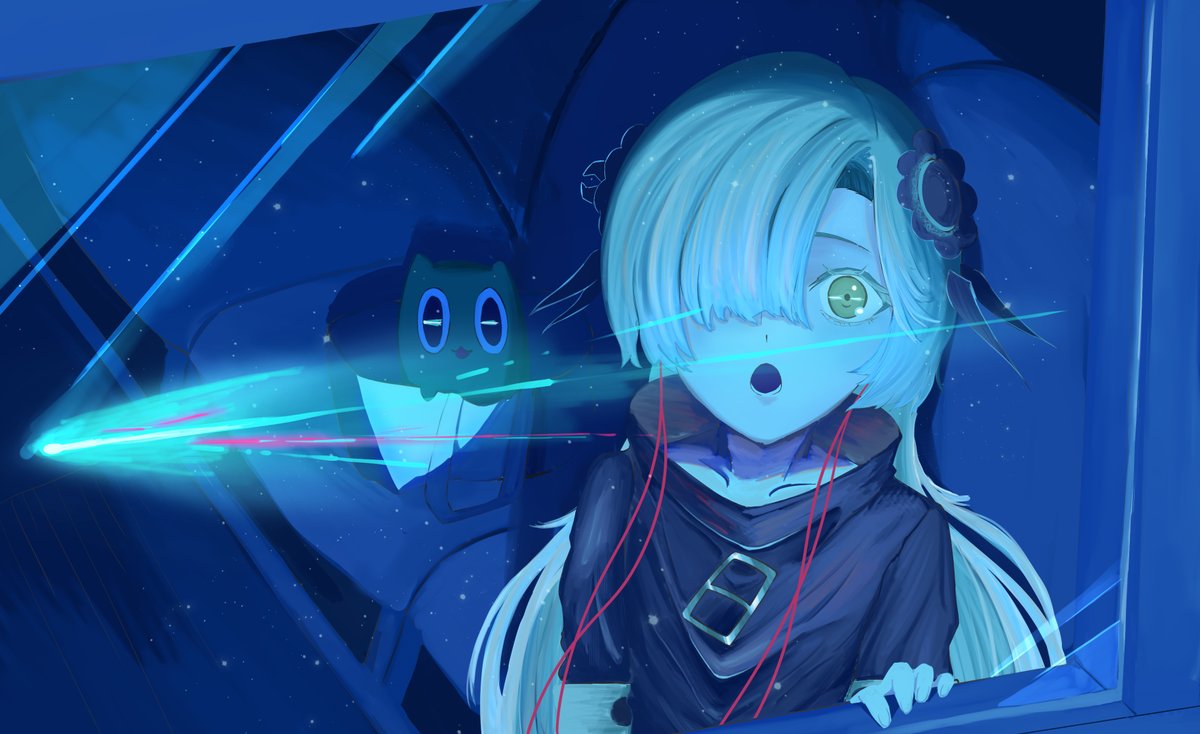 #ヰ世界情緒美術部 
CANDY LIVEが再販されたのと(間に合ってないけど)なんだか七夕っぽいのでリメイクしました

-焼き尽くして彗星よ！-