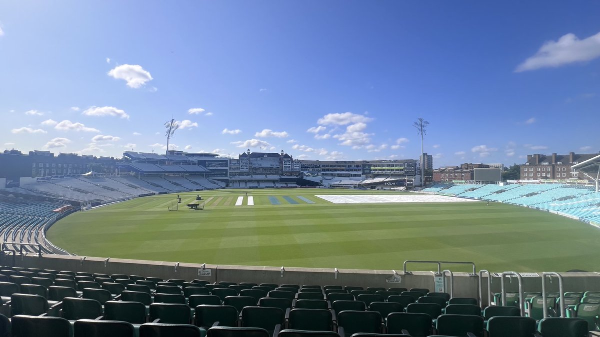 Beautiful day to be at The Oval for a spot of, er… reading the Post Office Inquiry report into Human Impact and Compensation.