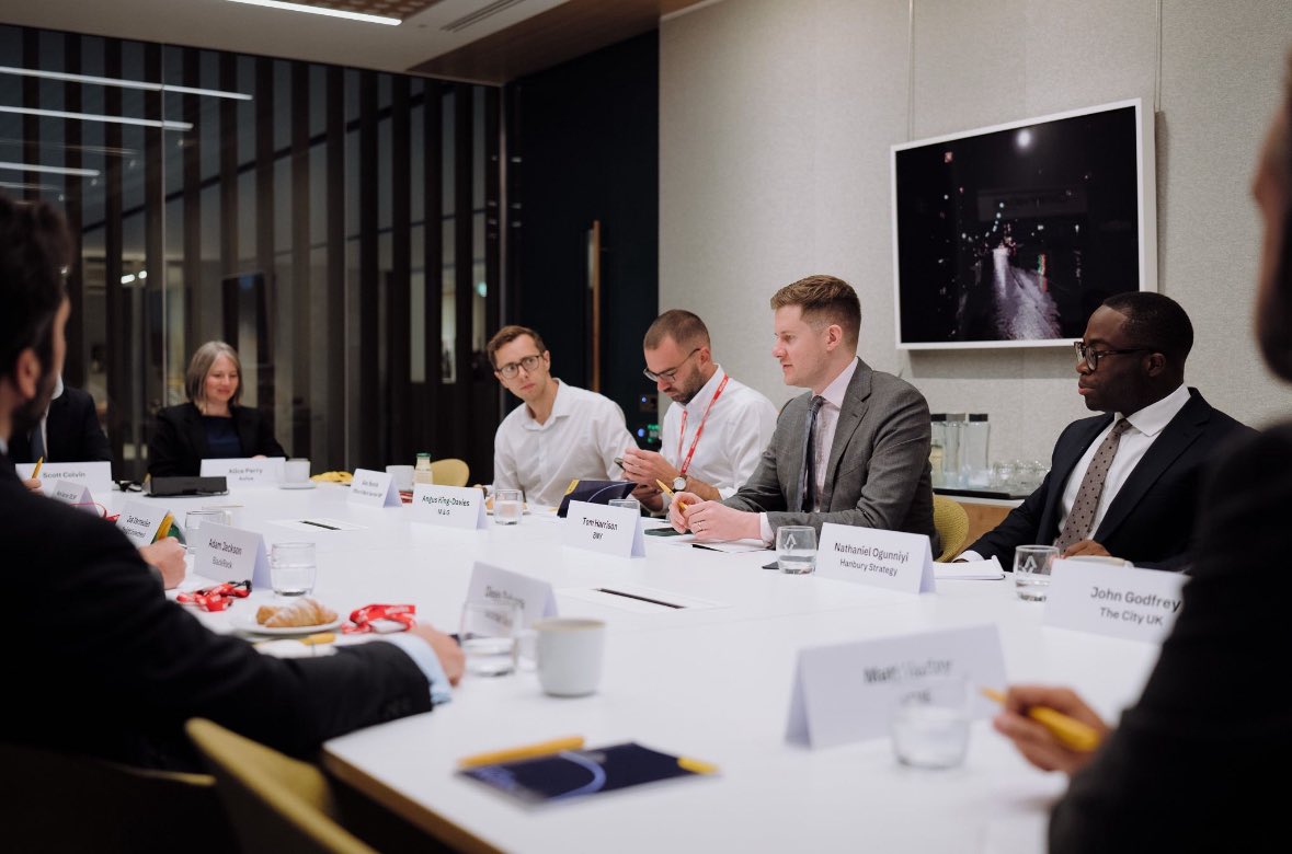 It was great to partner again with <a href="/avivaplc/">Aviva plc</a> for a round table on financial and political affairs with <a href="/Mark4WyreForest/">Mark Garnier</a>. 

A hugely insightful policy event with direct feed into <a href="/renewal2030/">Renewal2030</a> for this essential industry.