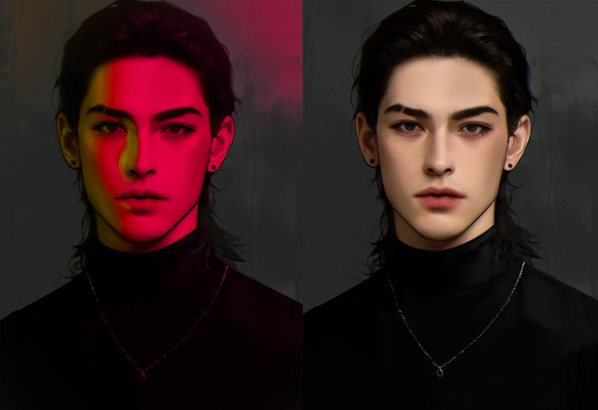 옛날에 그린거 리터칭