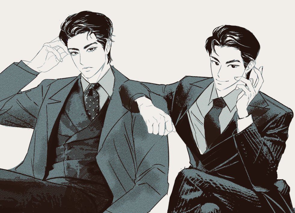 정장 종뱅
사실 느와르풍을 생각하고 그린것같은 기억이. . . . .