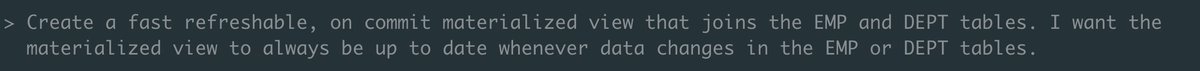 aejes's tweet image. It's going to be a game-changer for productivity.
(Obviously with caveats of source-control, don’t let your AI run riot in Production etc etc etc….)
#sqlcl #oracle