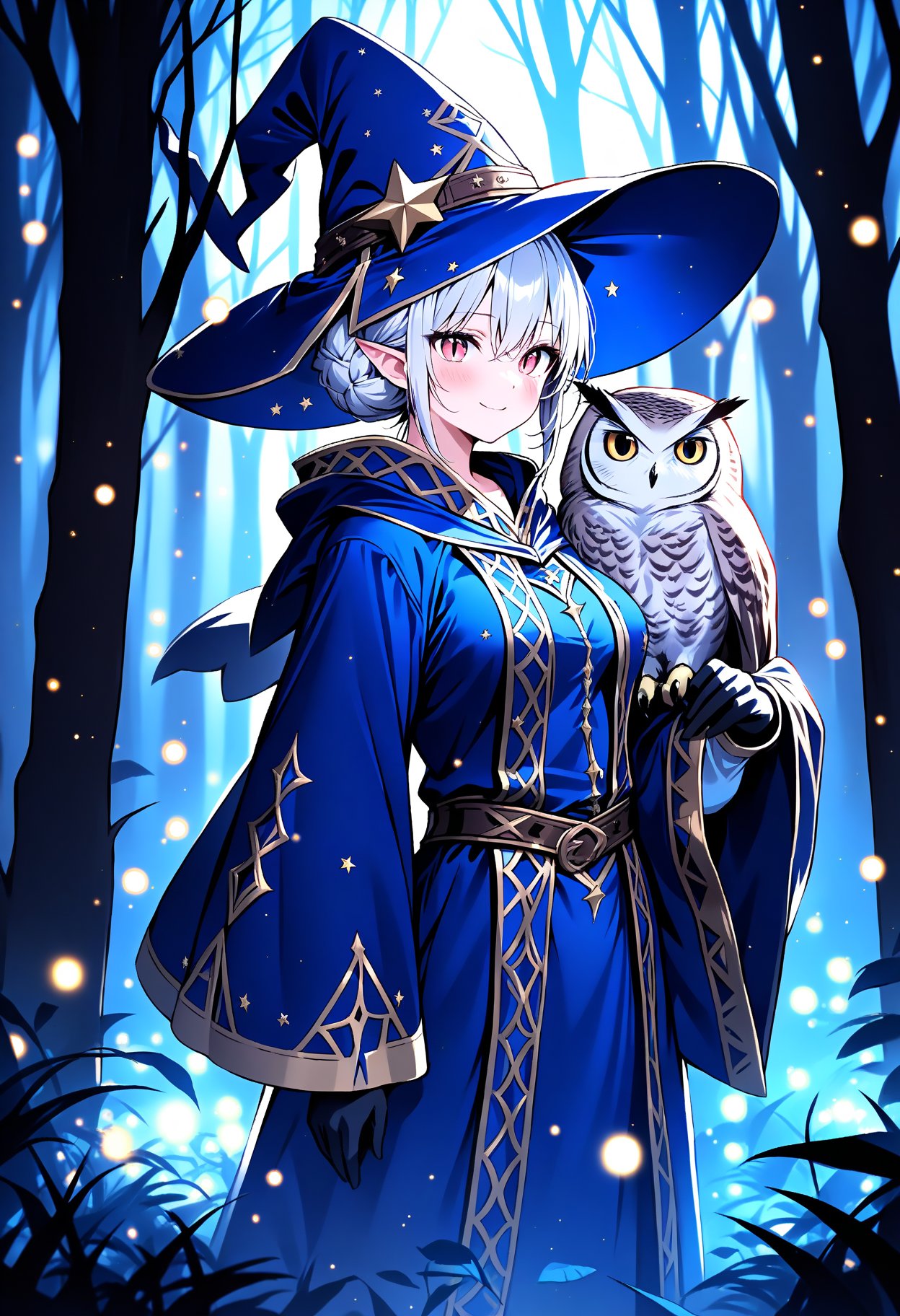イラスト原画　怪奇の国の住人「フクロウ女」 十六夜姫の気紛れなつぶやき！！🎀🐶🍠🐾 on X: 