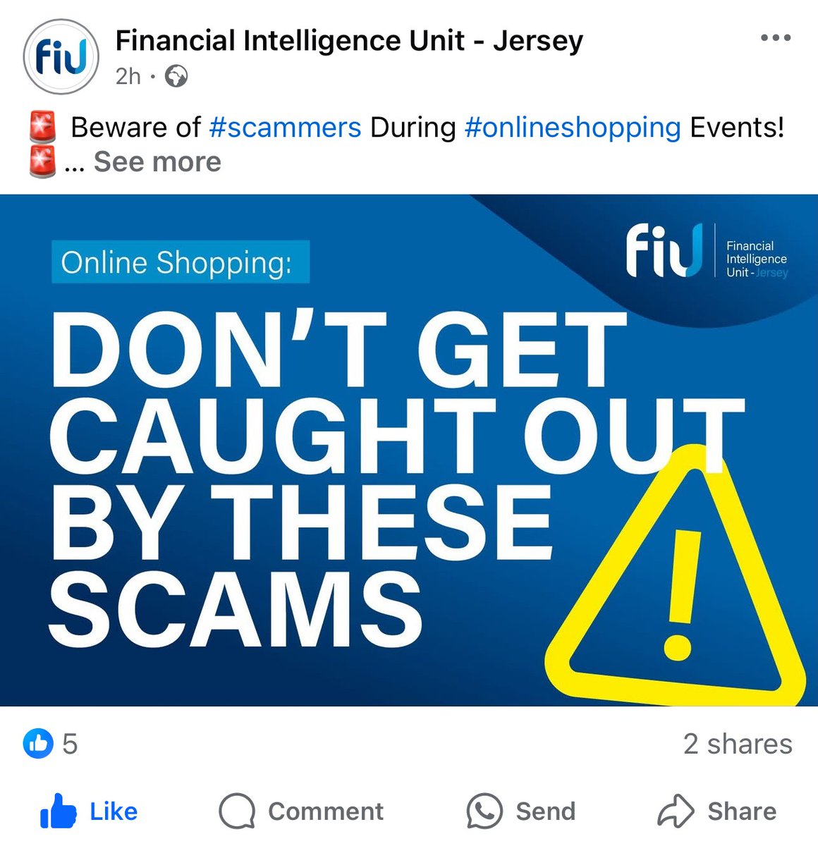 Citizens Advice Jersey (@cabjersey) on Twitter photo 🚨 Amazon Prime Week starts tomorrow: Stay Safe from Scams! 🚨
Verify Links
Check HTTPS
Beware of Phishing, Monitor Accounts
Use Strong Passwords
Report scams to <a href="/FIU_Jersey/">Financial Intelligence Unit (FIU) - Jersey</a>
For help, contact Citizens Advice Jersey: citizensadvice.je
#StaySafe #Avoidscams 🚨 Amazon Prime Week starts tomorrow: Stay Safe from Scams! 🚨
Verify Links
Check HTTPS
Beware of Phishing, Monitor Accounts
Use Strong Passwords
Report scams to <a href="/FIU_Jersey/">Financial Intelligence Unit (FIU) - Jersey</a>
For help, contact Citizens Advice Jersey: citizensadvice.je
#StaySafe #Avoidscams