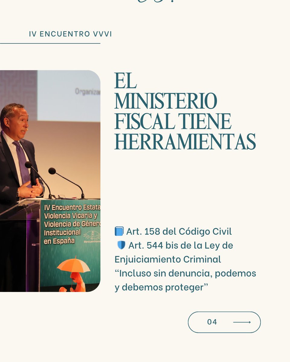 ⚫️ Manuel José Rivas, desde la Fiscalía, deja claro: “si no estás en la lucha contra la violencia de género, no puedes formar parte del sistema”

➡️ Conoce sus aportaciones.

#IVEncuentroVVVI
#ProtegeLoQueImporta
#MadresQueProtegen
#ViolenciaVicaria
#ViolenciaInstitucional